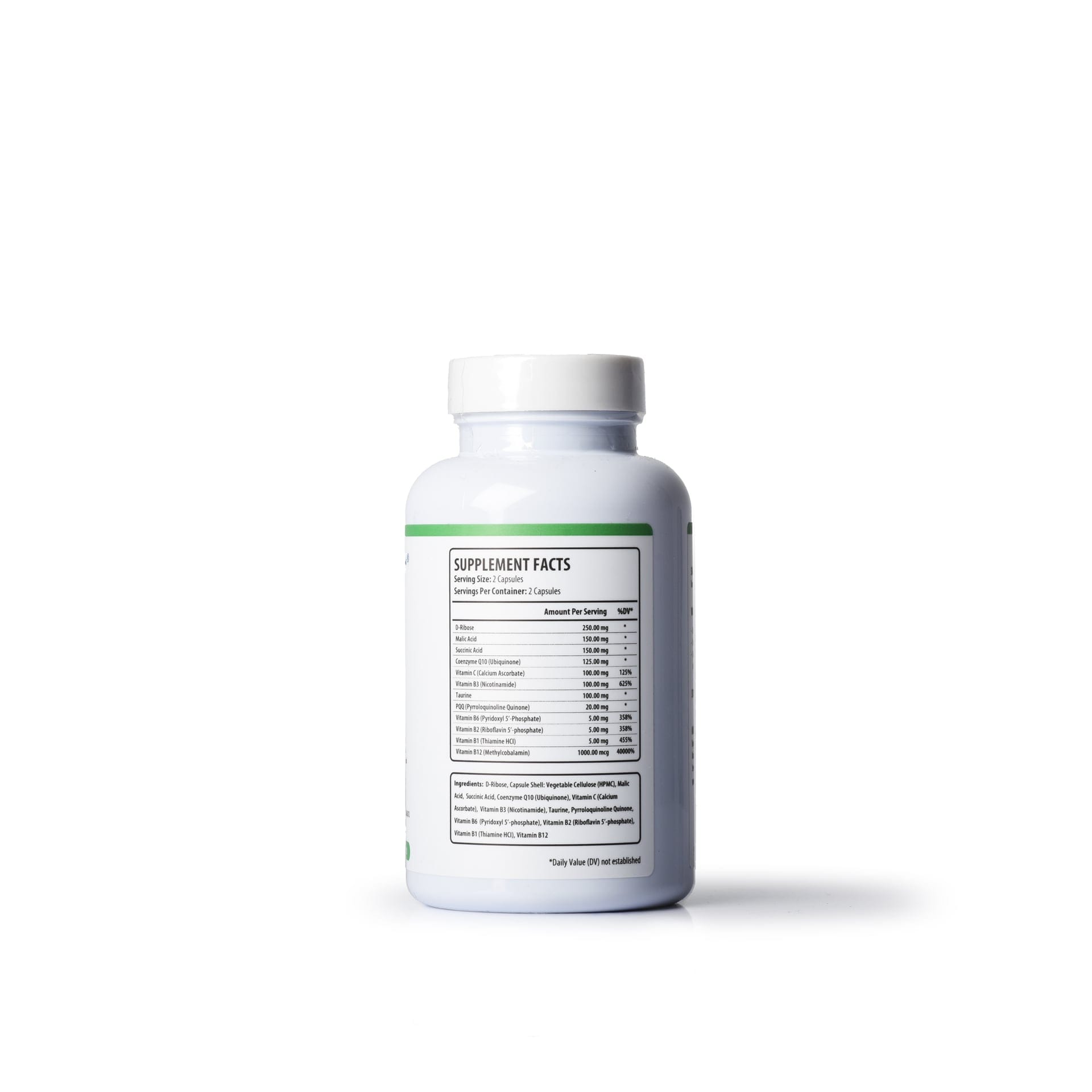 A professional product photograph of a white bottle of Regenerative Health's Mito Max supplements, which provides advanced mitochondrial support. The bottle is shown on a clean white background.